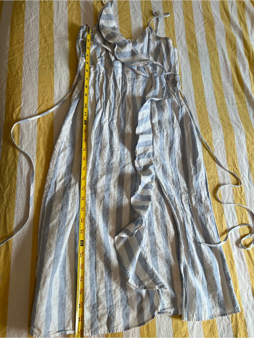 Blue and White Stripe dress - Picture 4 of 6